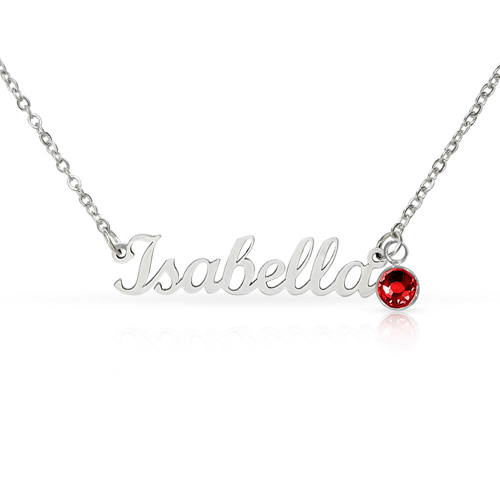 Personalized Birthstone Name Necklace – The Perfect Mother's Day Gift