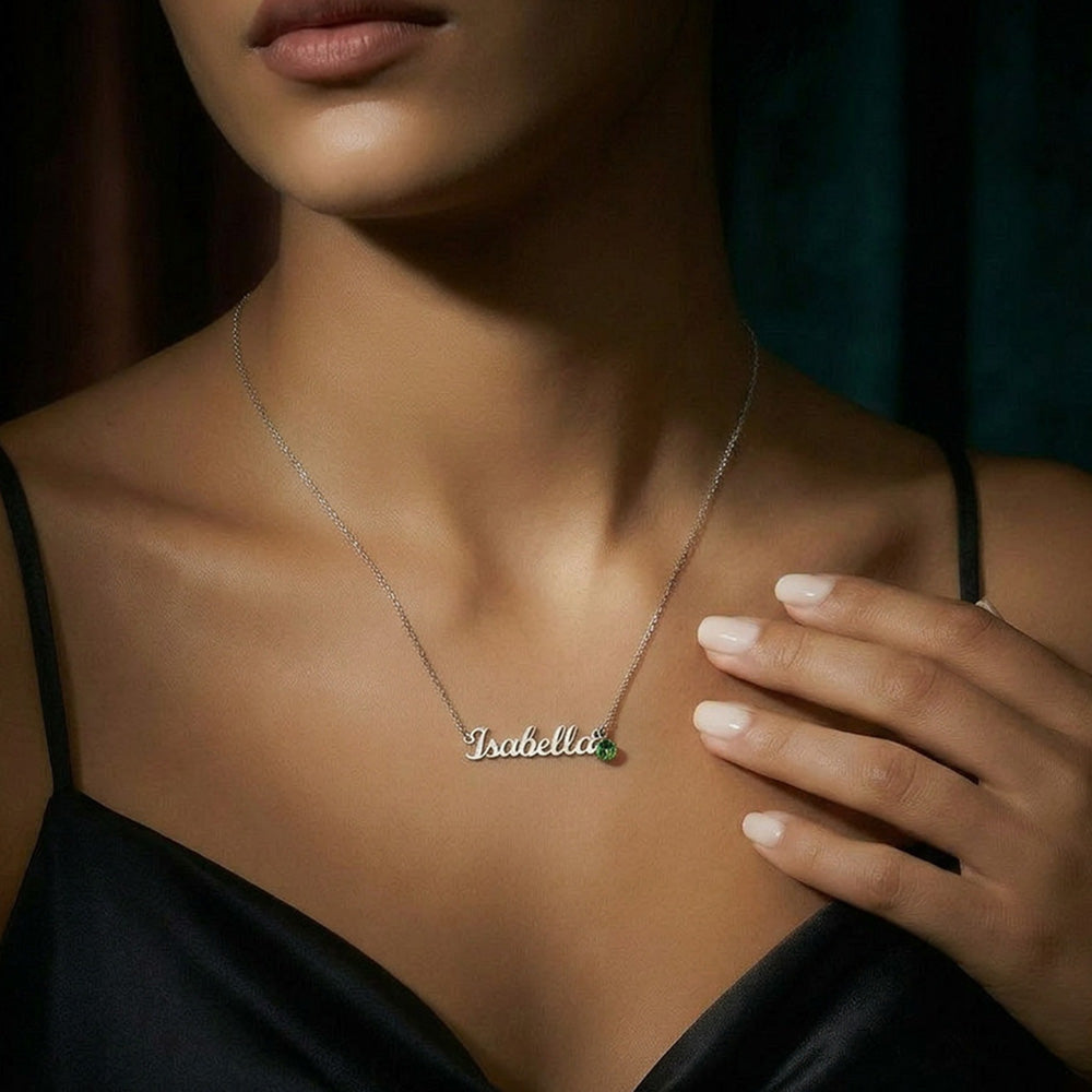 Personalized Birthstone Name Necklace – The Perfect Mother's Day Gift