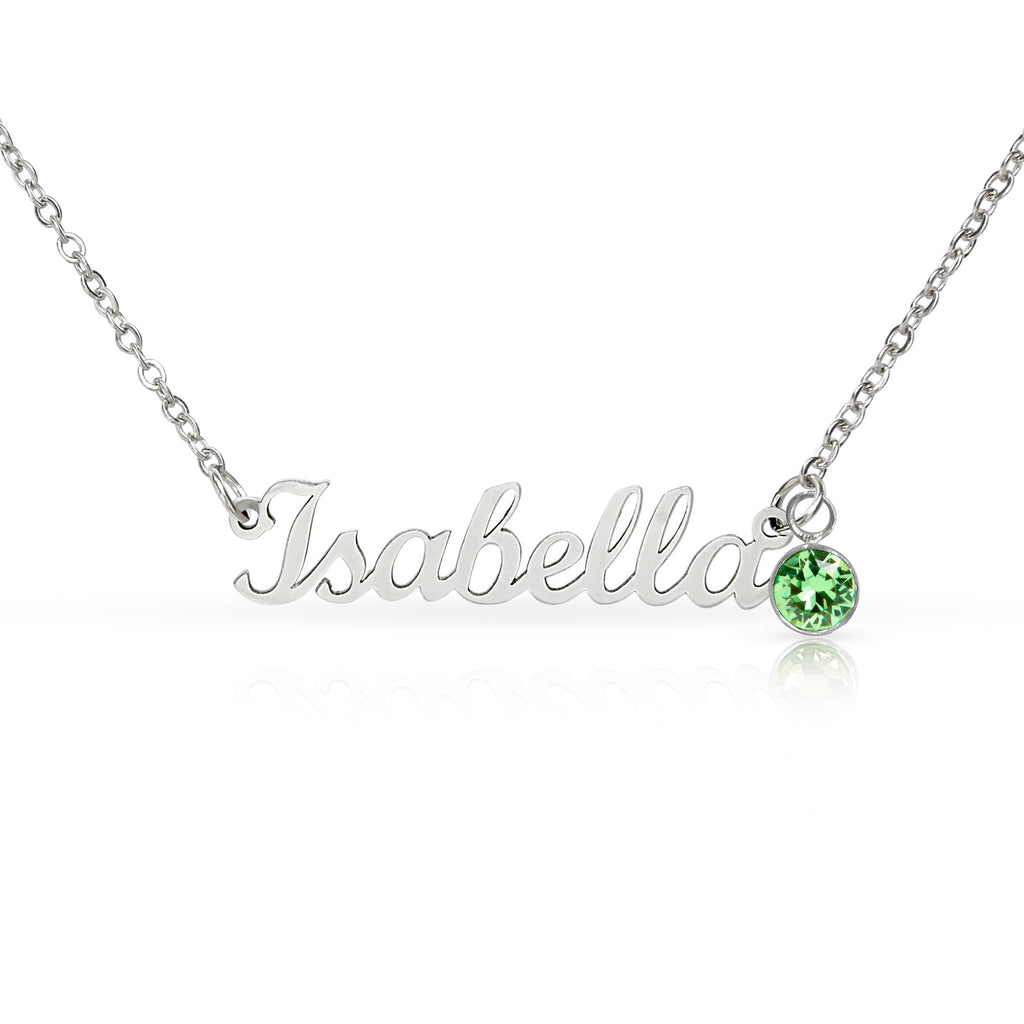 Personalized Birthstone Name Necklace – The Perfect Mother's Day Gift