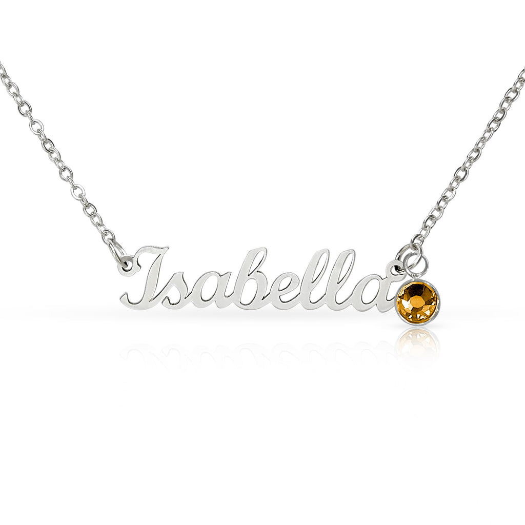 Personalized Birthstone Name Necklace – The Perfect Mother's Day Gift