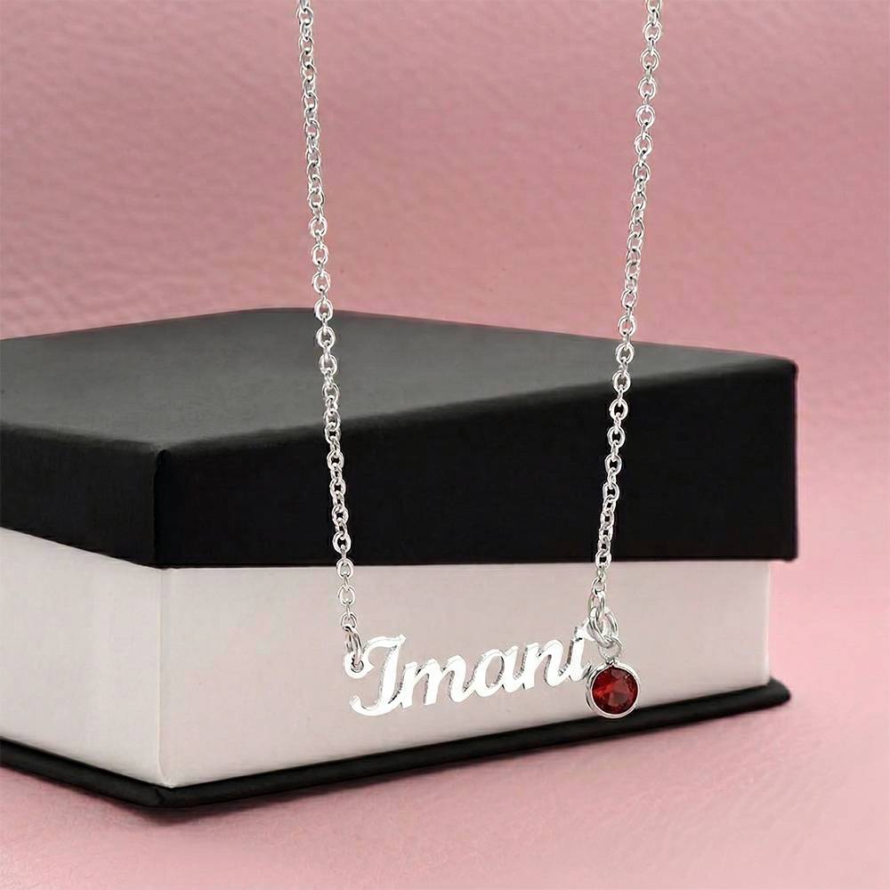Personalized Birthstone Name Necklace – The Perfect Mother's Day Gift