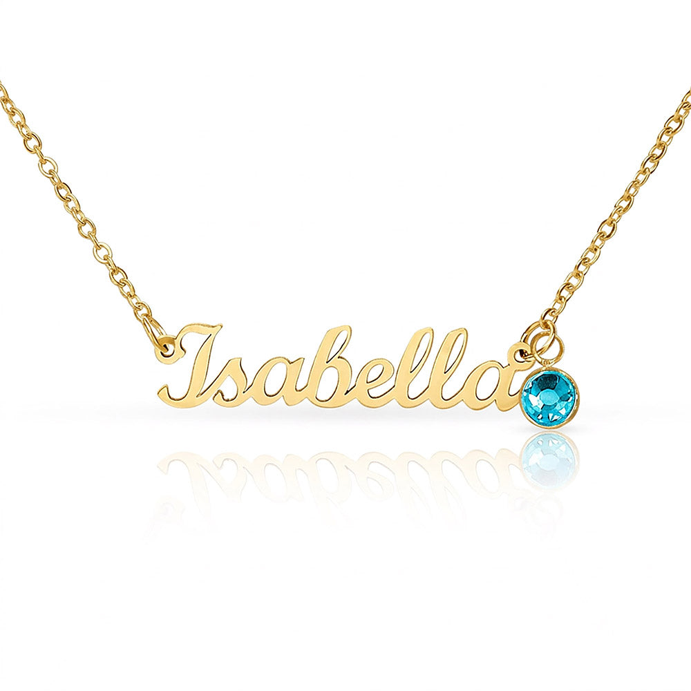 Personalized Birthstone Name Necklace – The Perfect Mother's Day Gift