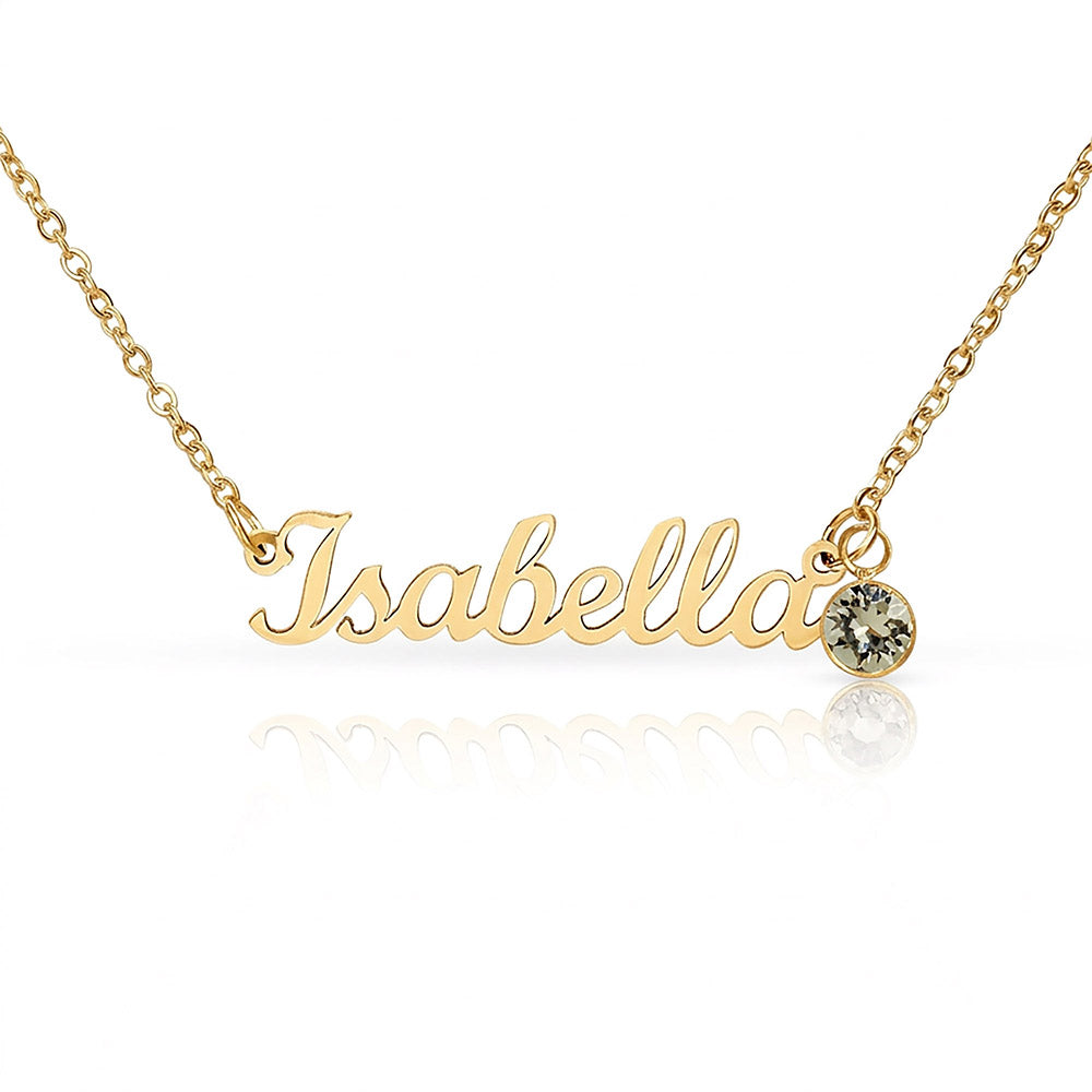 Personalized Birthstone Name Necklace – The Perfect Mother's Day Gift