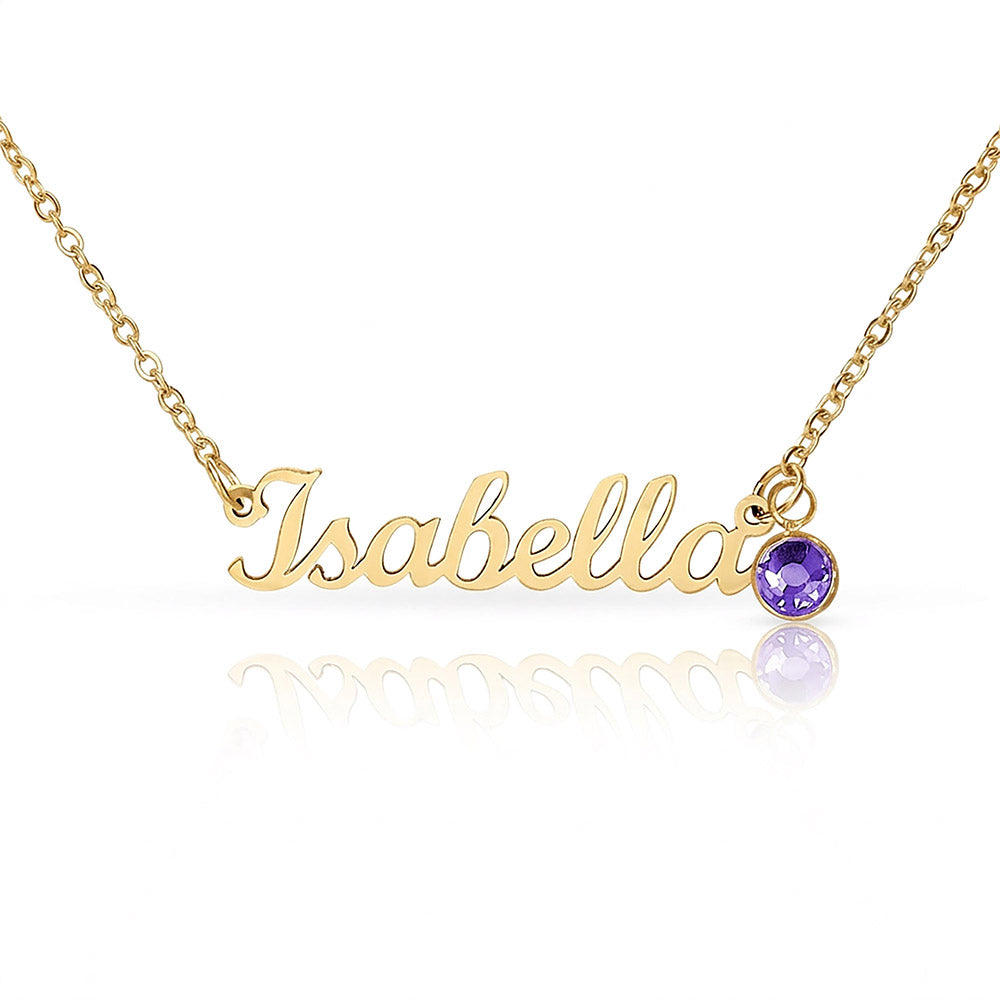 Personalized Birthstone Name Necklace – The Perfect Mother's Day Gift