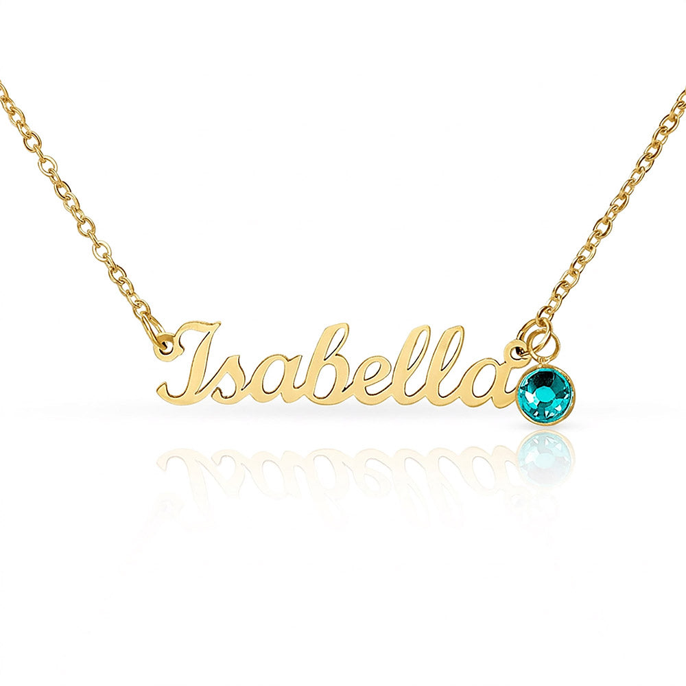 Personalized Birthstone Name Necklace – The Perfect Mother's Day Gift