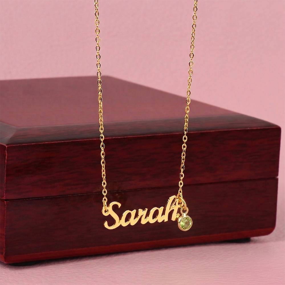 Personalized Birthstone Name Necklace – The Perfect Mother's Day Gift
